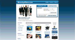 Desktop Screenshot of minorityaffairs.com